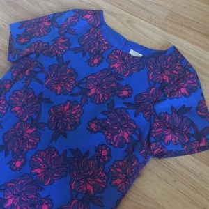J.Crew Floral Gallery Shift Dress - 6 - EUC